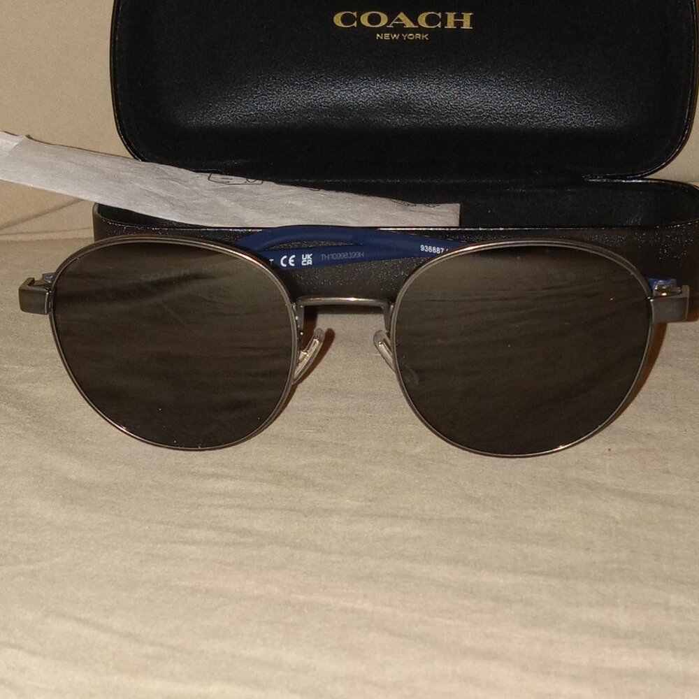 Coach Sunglasses Antique Gunmetal Color